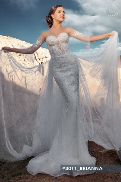 Gabbiano. Свадебное платье Брианна. Коллекция CRYSTAL WORLD 