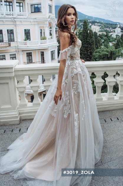 Gabbiano. Свадебное платье Зола. Коллекция CRYSTAL WORLD 