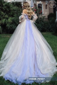 Свадебное платье Пэнси Пышное, С рукавами
