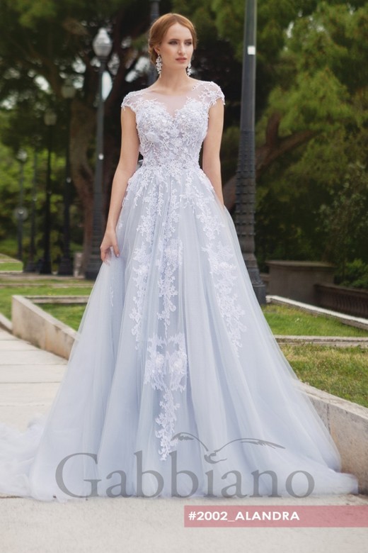 Свадебное платье Аландра А-силуэт, Кружевные